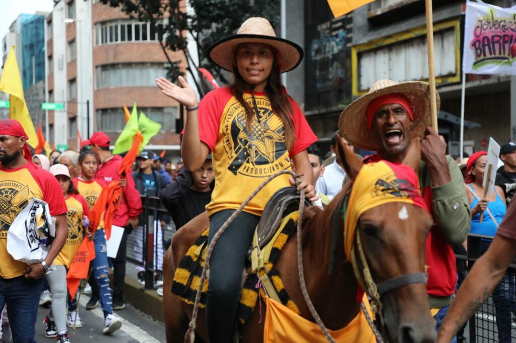 Pueblo campesino rinde honor a los 165 años de la Batalla de Santa Inés con multitudinaria marcha en Caracas