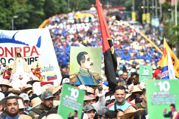 Pueblo campesino rinde honor a los 165 años de la Batalla de Santa Inés con multitudinaria marcha en Caracas