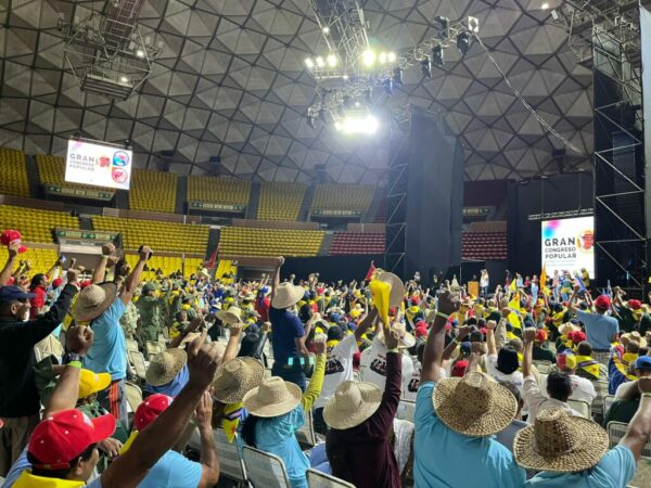 El cierre del Gran Congreso Popular Campesino Comunal, Pesquero y Acuicultor se realizó en el Poliedro de Caracas.